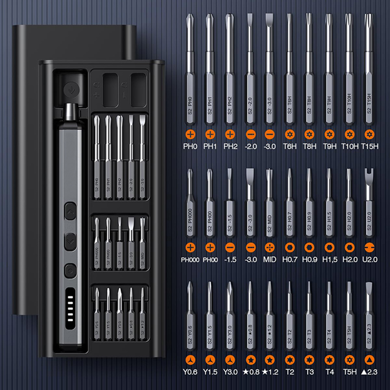 Electric Screwdriver Rechargeable Usb - Набор электрических отверток, прецизионный набор электроинструментов,