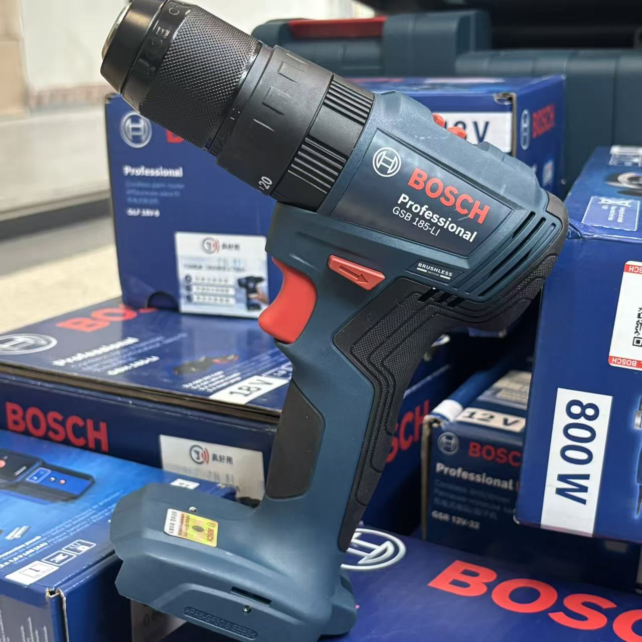 Brushless Cordless Electric Drill 18V - Bosch GSB 185-LI 18В Бесщеточная аккумуляторная