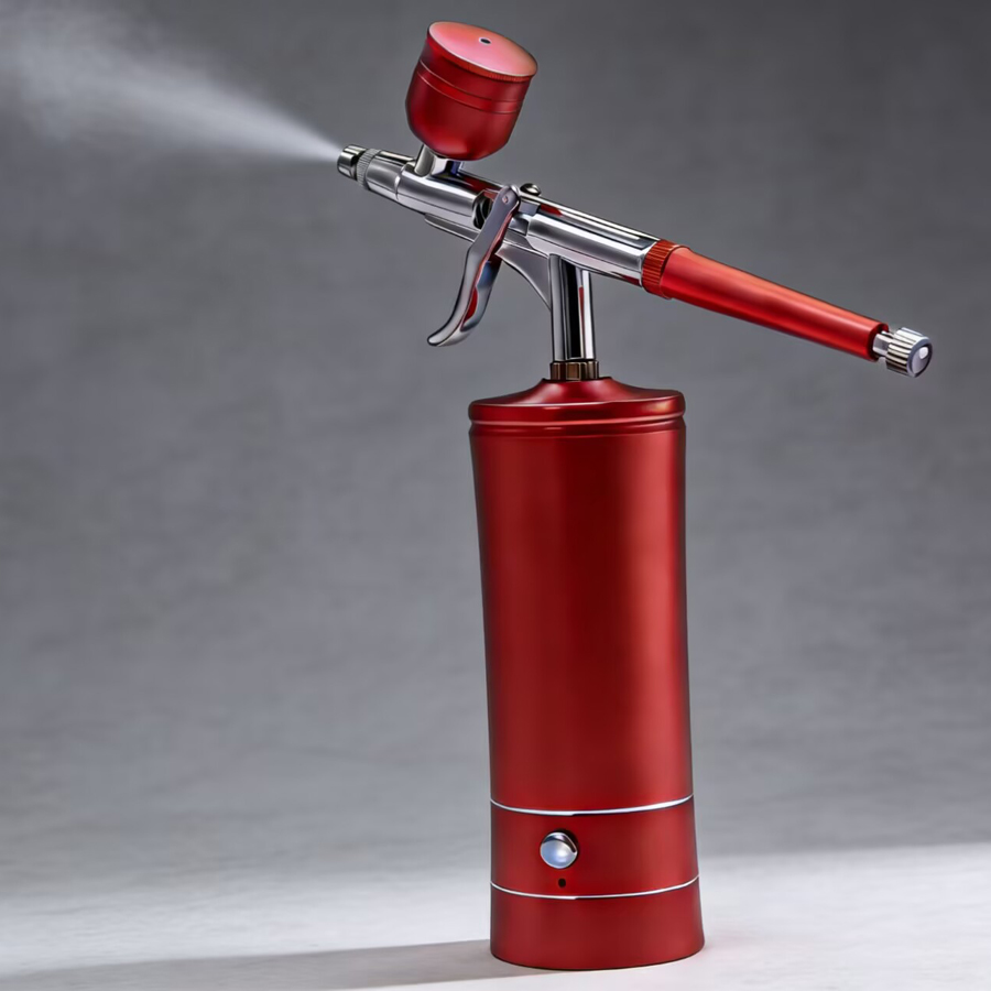 Airbrush Kit With Mini Compressor - Портативный беспроводной аэрограф с компрессором, работающий