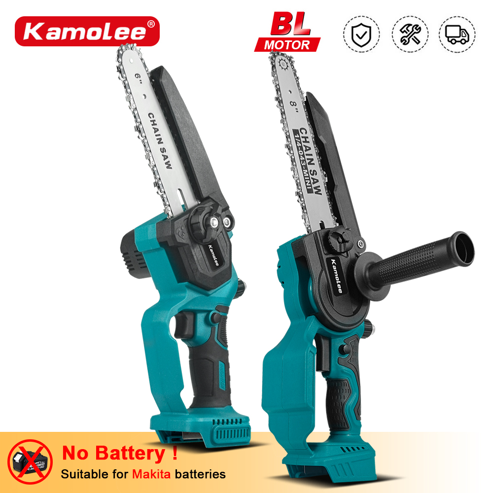 Mini Electric Chainsaw 6 Inch - Kamolee 6-дюймовая 8-дюймовая мини-бесщеточная электрическая пила