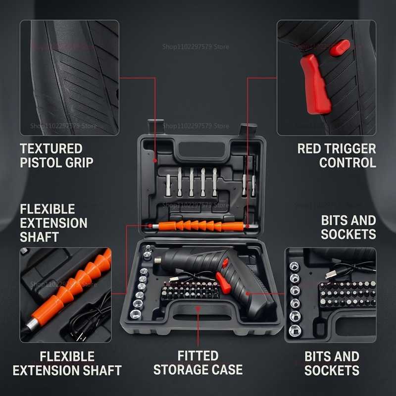 Набор аккумуляторных беспровод – обзор и цена Electric Screwdriver Rechargeable Usb