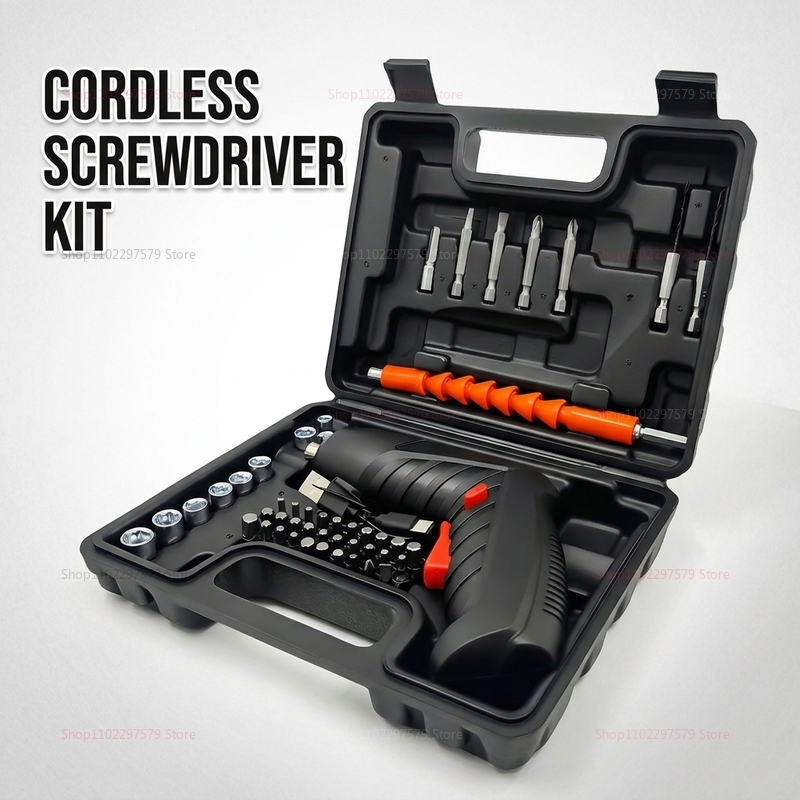 Набор из 47 предметов: перезар – обзор и цена Electric Screwdriver Rechargeable Usb