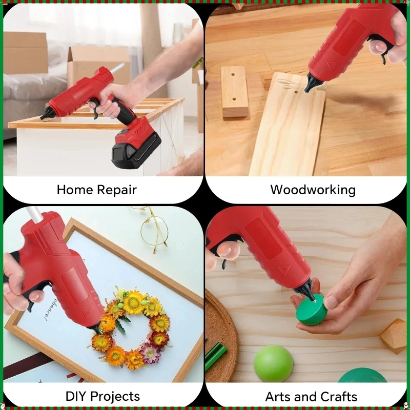 VESMATITY – аккумуляторный эле – обзор и цена Hot Melt Glue Gun Cordless