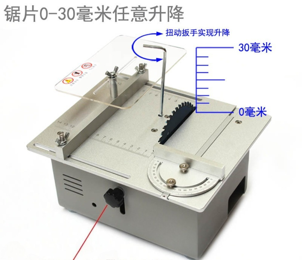 Портативная мини-циркулярная п – обзор и цена Mini Table Saw For Woodworking