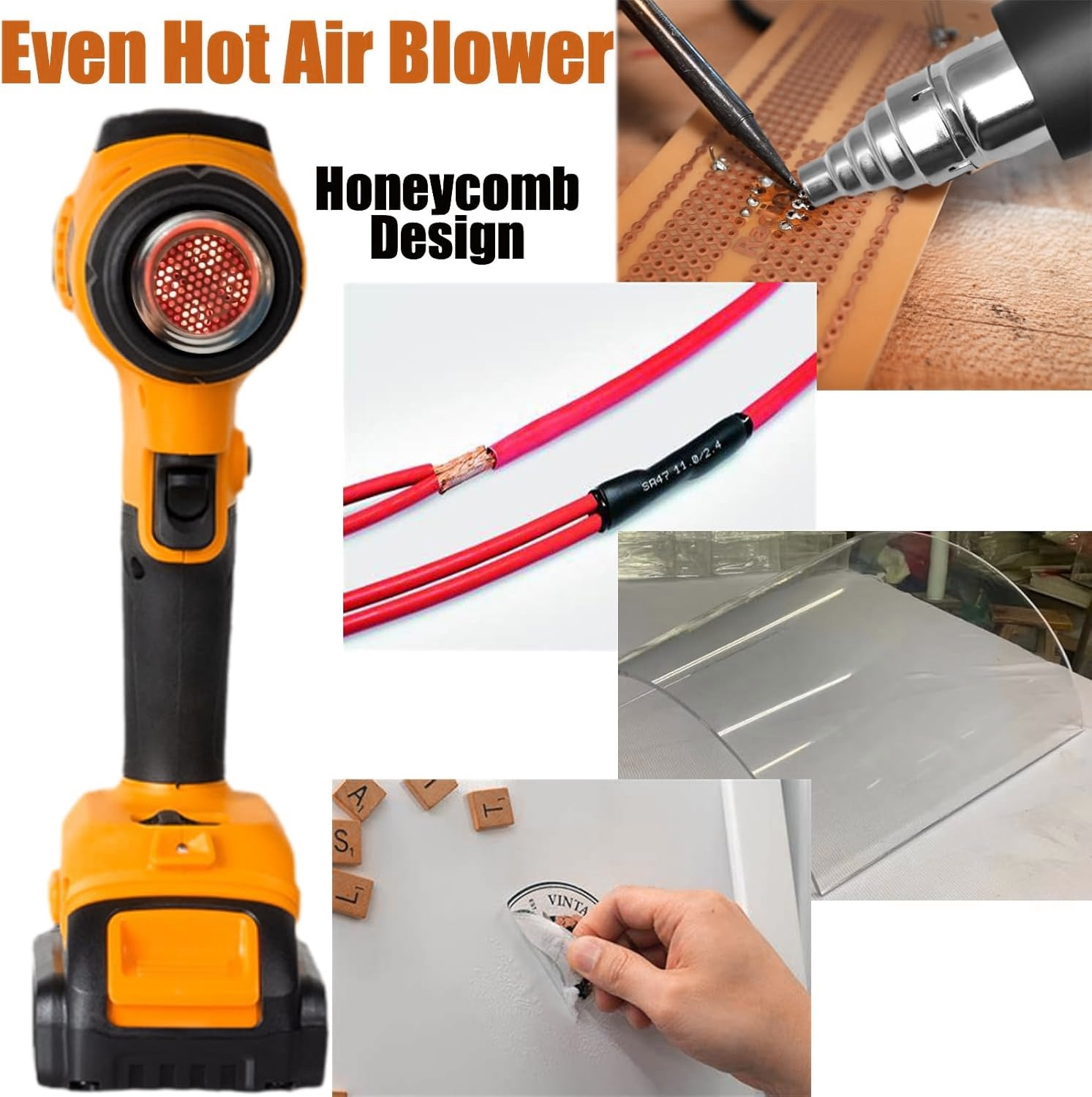 Беспроводной термофен для акку – обзор и цена Cordless Heat Gun For Shrink Tubing