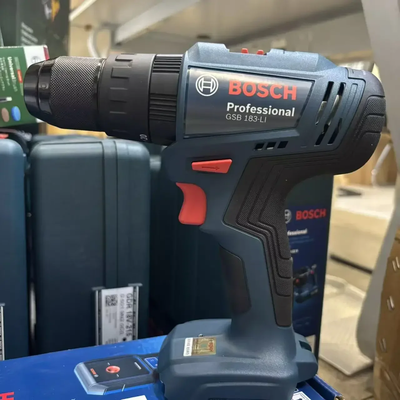 Бесщеточная ударная дрель Bosc – обзор и цена Brushless Cordless Electric Drill 18V