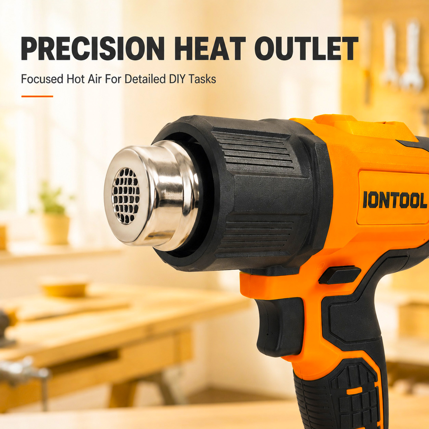 IONTOOL 250/500 л/мин 550 ℃    – обзор и цена Cordless Heat Gun For Shrink Tubing