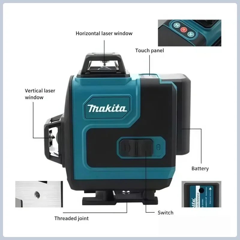 Лазерный уровень Makita 4D с а – обзор и цена Laser Level 16 Lines 4D Green