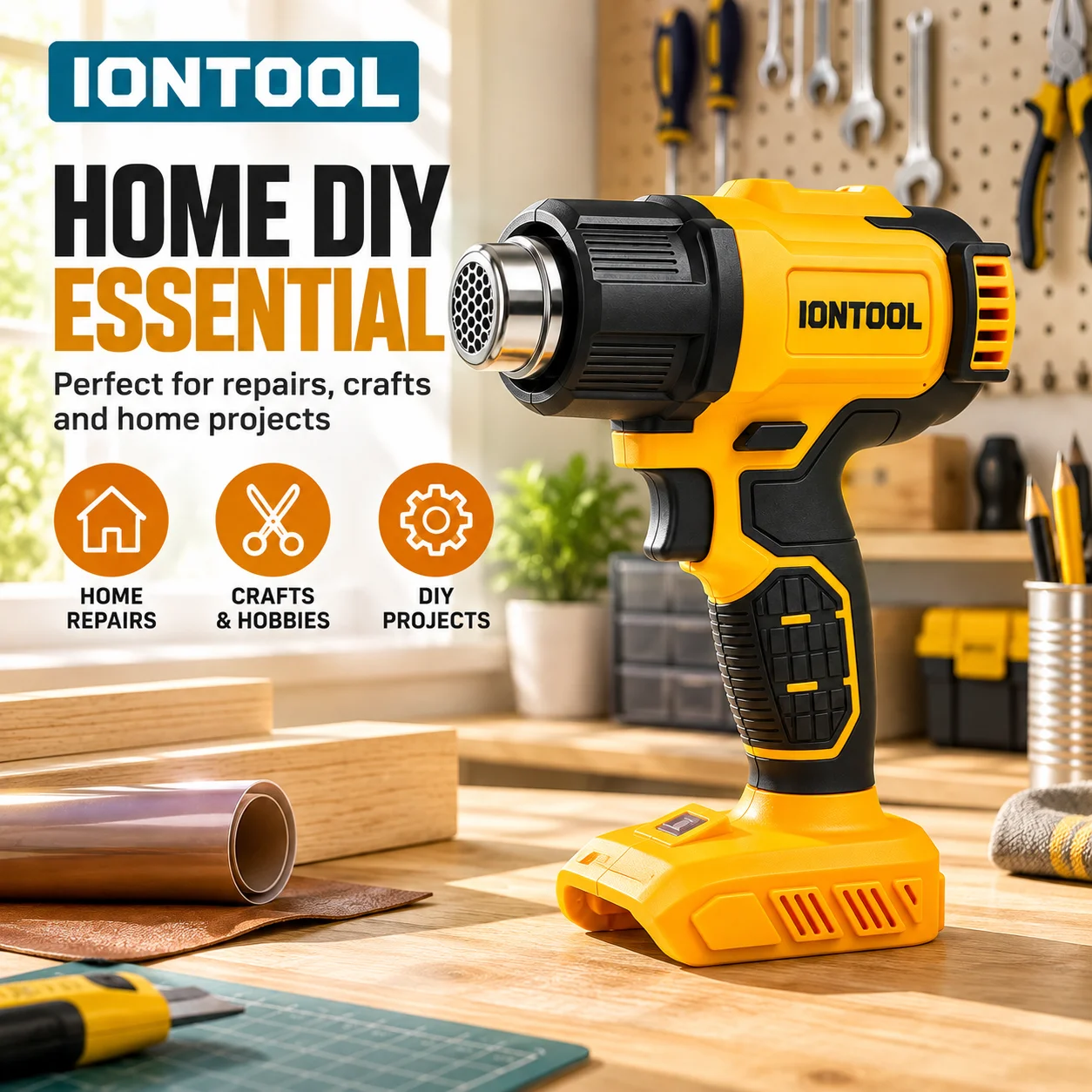 Беспроводной термофен IONTOOL  – обзор и цена Cordless Heat Gun For Shrink Tubing