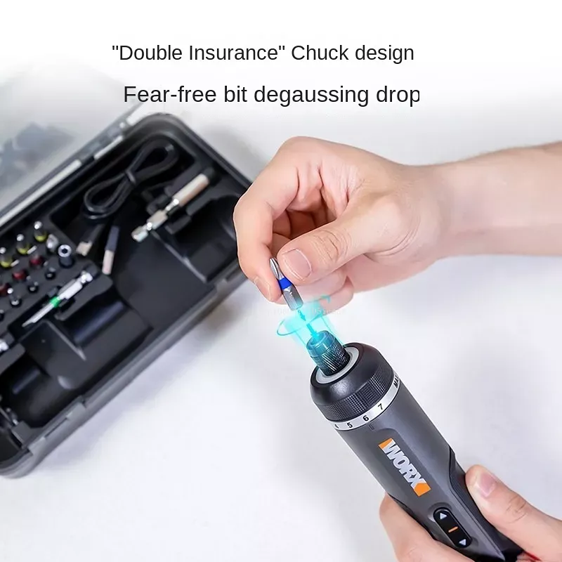 WORX WX242 4 В набор электриче – обзор и цена Electric Screwdriver Rechargeable Usb