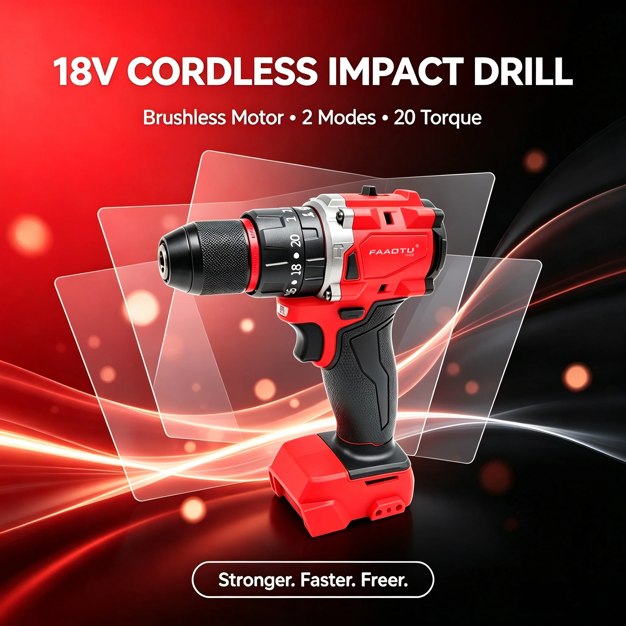 Бесщеточная аккумуляторная уда – обзор и цена Brushless Cordless Electric Drill 18V
